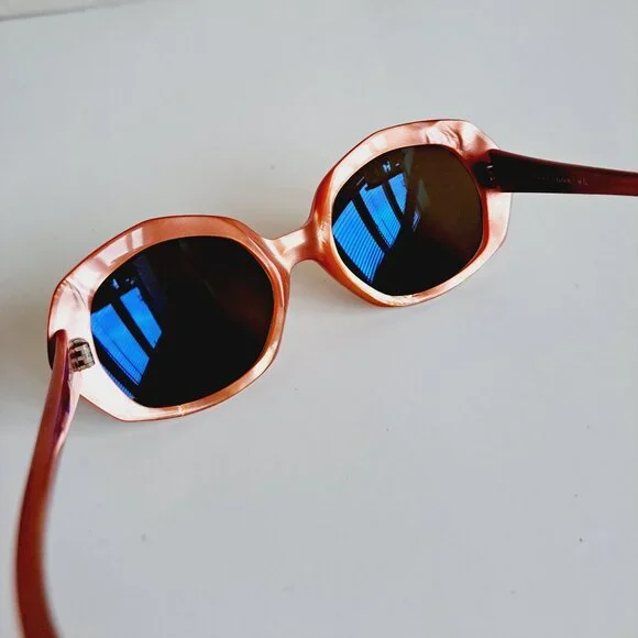Women\'s L. Evrard Orange Frame Sunglasses France TWE Women main image 2